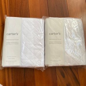 2 pack carters waterproof crib pads